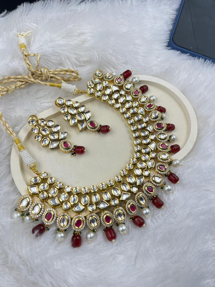 Designer Heavy Kundan Necklace Set