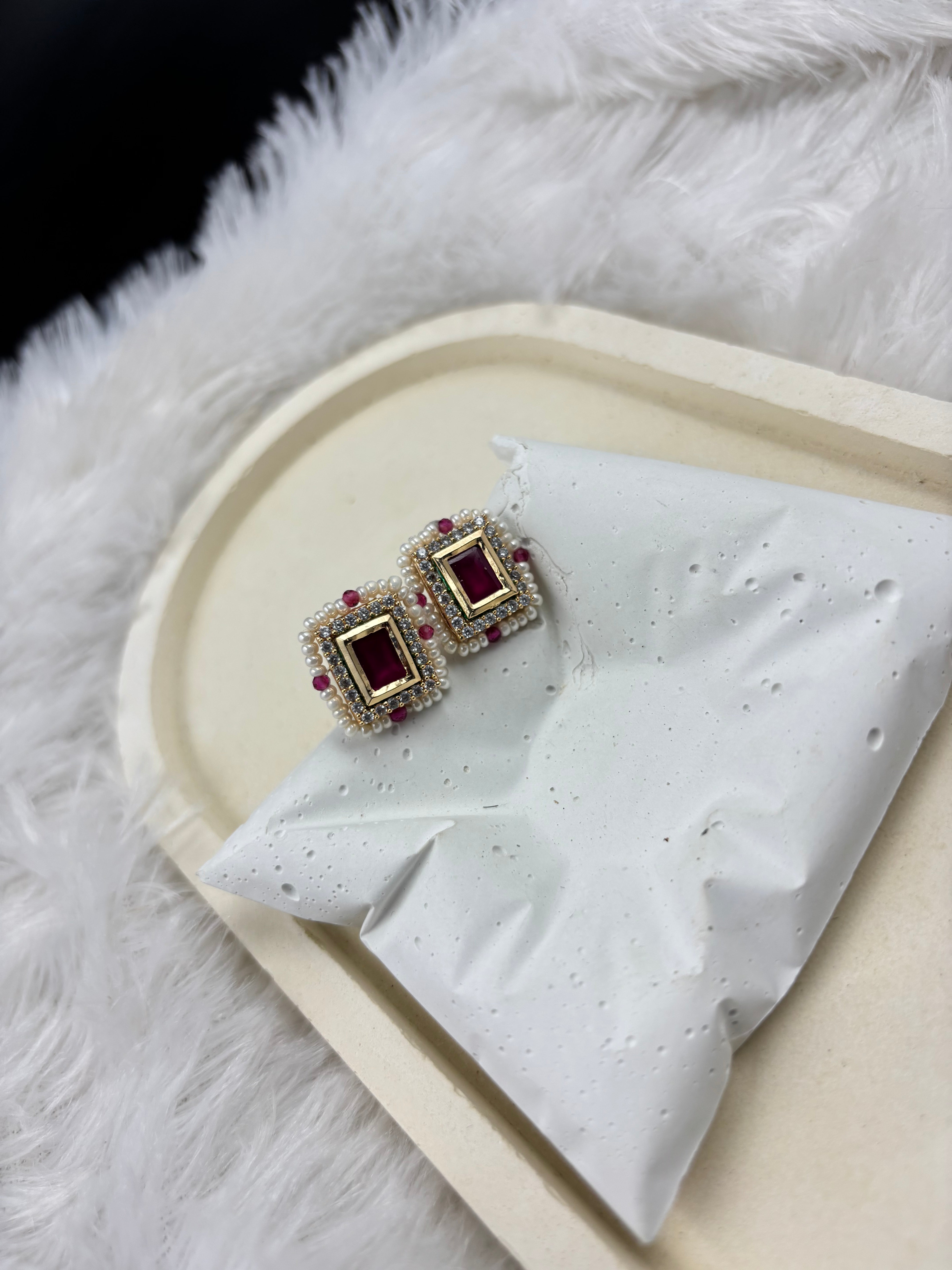 Kundan Beaded CZ Tops