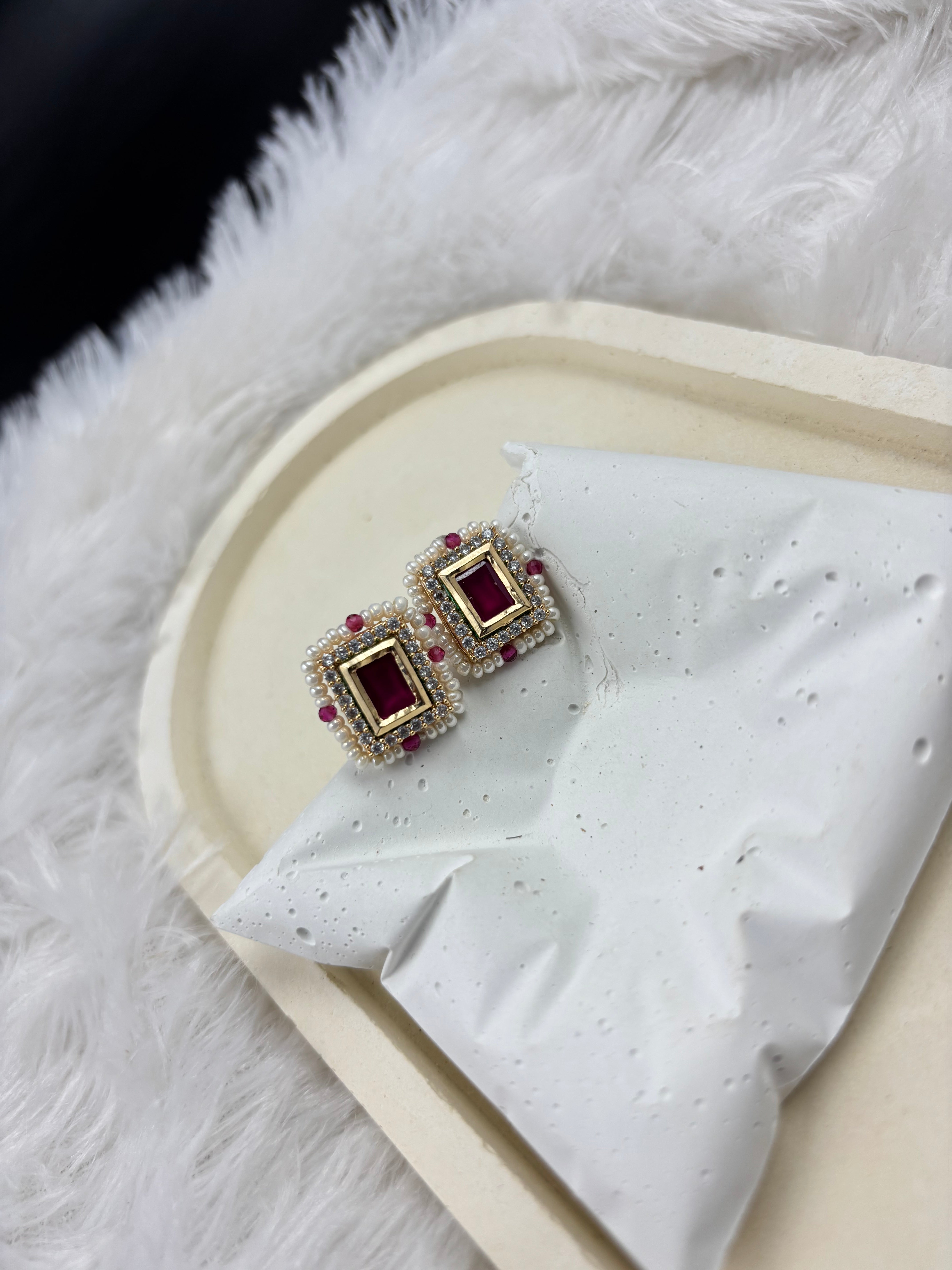 Kundan Beaded CZ Tops