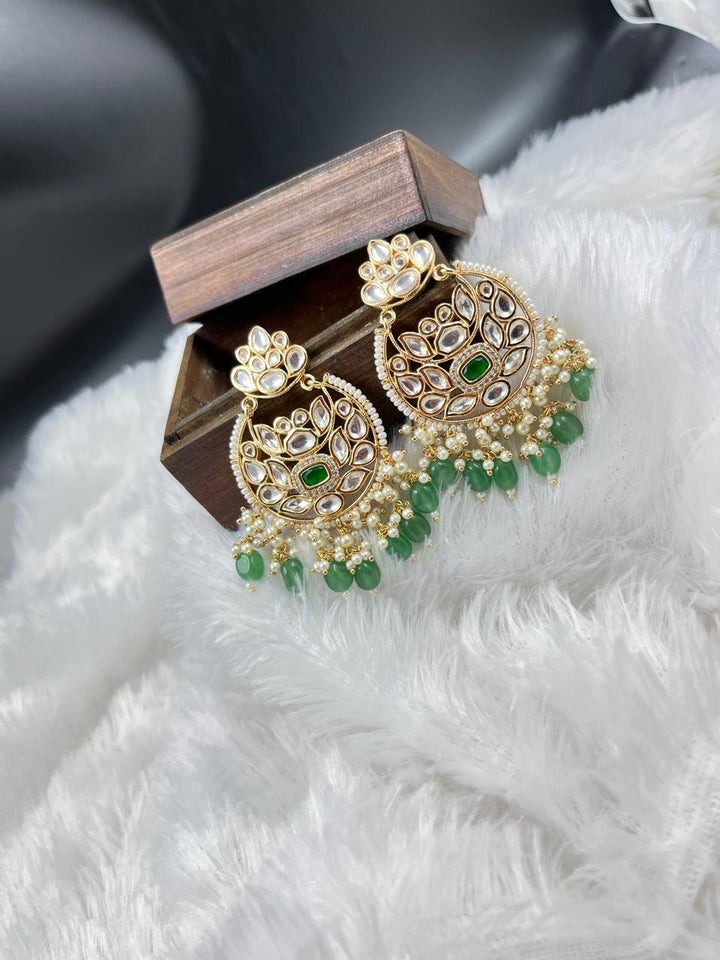 Green Chand earrings